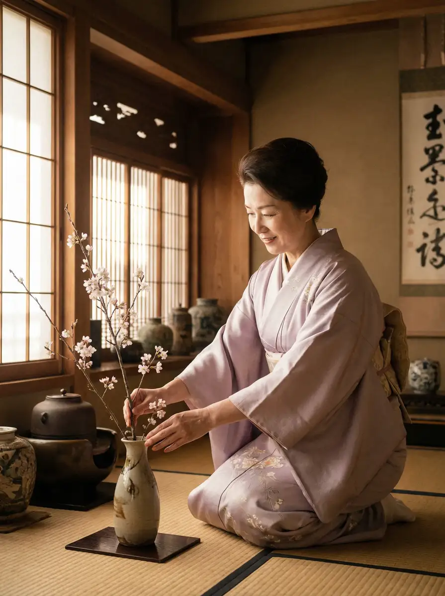 一位优雅的 《里番》_里番最新地址 | 深度揭秘里番 在和室中插花